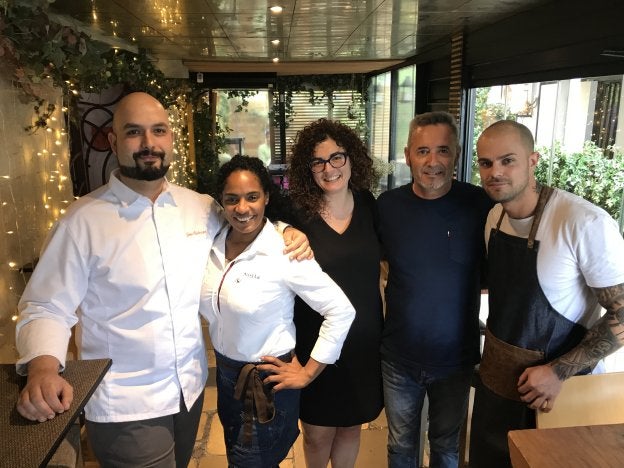 José Rábago, Noyla Ramírez, María Lozano, Francisco Aranguren y Sergio Gómez.