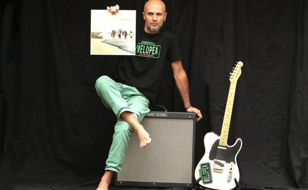 José Pellón, músico del grupo Melopea.
