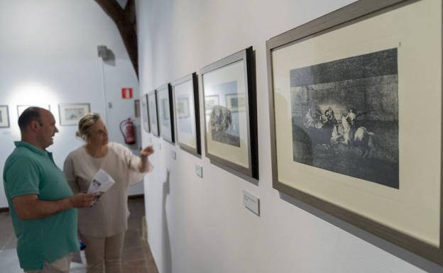 Las Casas del Águila y la Parra albergan la serie de grabados de Goya