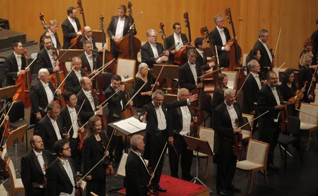 Los músicos de la Cincinnati Symphony Orchestra cerraron el Festival.