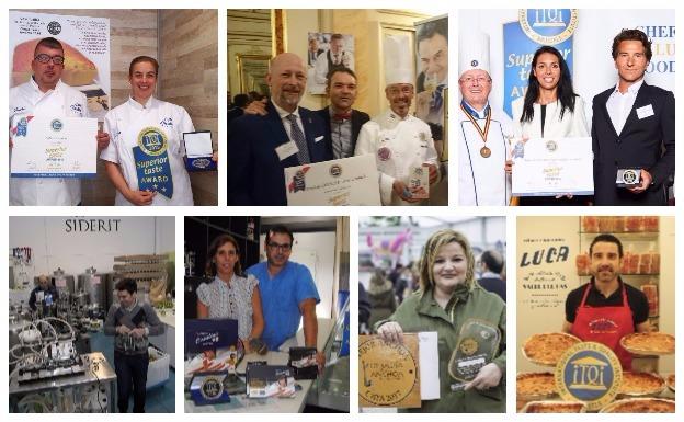 Imagenes de archivo de las siete empresas premiadas en Bruselas./