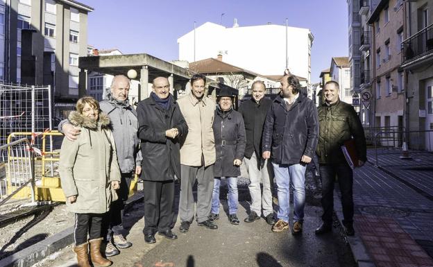 Visita a las obras./