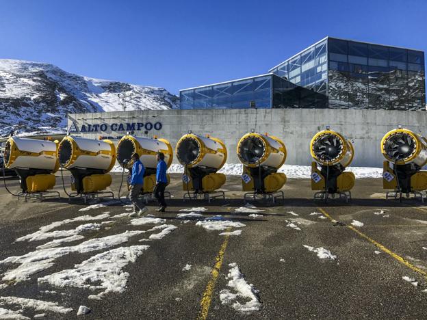 Cantur tiene previsto implantar los cañones de nieve también en la zona de El Cuchilló/Alberto Aja