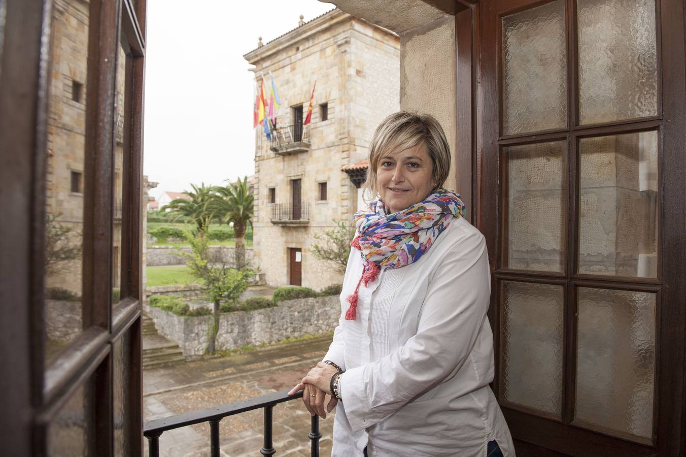 La alcaldesa de Camargo, Esther Bolado. /María