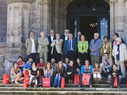 Imagen de ponentes y alumnos que han participado en "Cine y literalidad. Del texto a la imagen", /ROBERTO RUIZ/