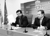 Agudo y Mediavilla, ayer en rueda de prensa. / DM/