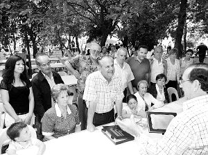 La Casa de Cantabria en Navarra estuvo invitada en la fiesta. / DM/