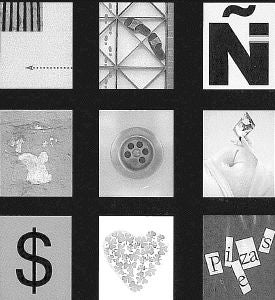 Detalle de algunos collages que integrarán la muestra. / UC/