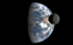 Una de las imágenes de la secuencia tomada por la Deep Impact./