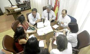 El Grupo Parlamentario Regionalista analizó ayer el nuevo curso político. / M. DE LAS CUEVAS/