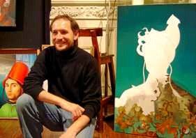 El pintor argentino Martín La Spina. / DM/