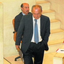 Marcano, en un momento del Pleno del Parlamento. / SÉ QUINTANA/