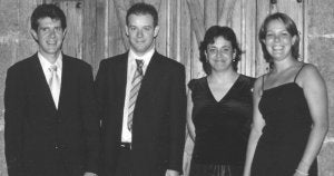 Los integrantes del cuarteto que protagoniza mañana la clausura del ciclo. ::
DM/