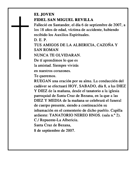 FIDEL SAN MIGUEL REVILLA