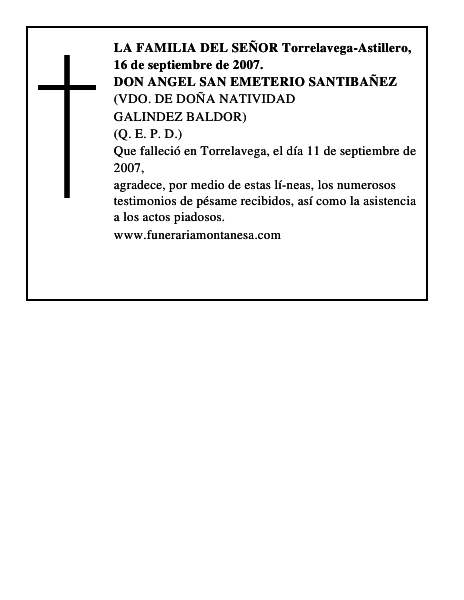 DON ANGEL SAN EMETERIO SANTIBAÑEZ
