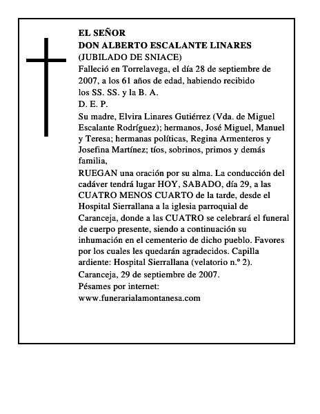 DON ALBERTO ESCALANTE LINARES
