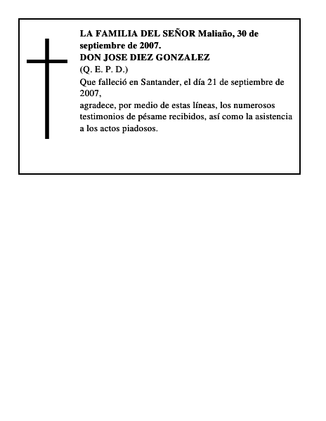 DON JOSE DIEZ GONZALEZ