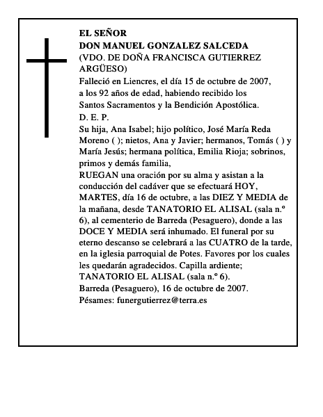 DON MANUEL GONZALEZ SALCEDA