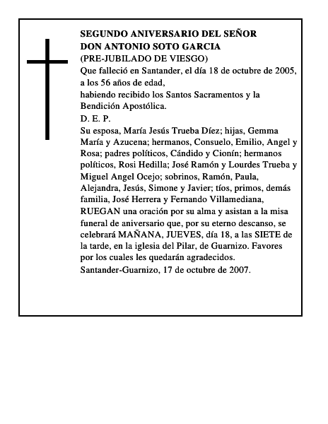 DON ANTONIO SOTO GARCIA