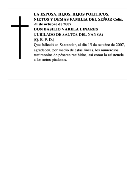 DON BASILIO VARELA LINARES