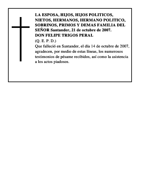 DON FELIPE TRIGOS PERAL
