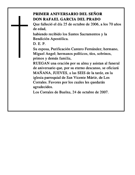 DON RAFAEL GARCIA DEL PRADO
