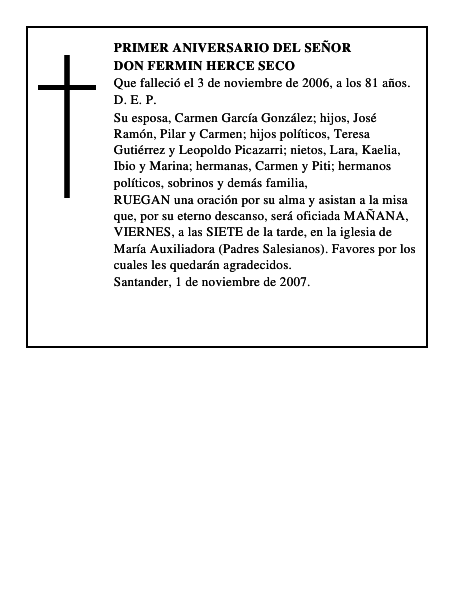 DON FERMIN HERCE SECO