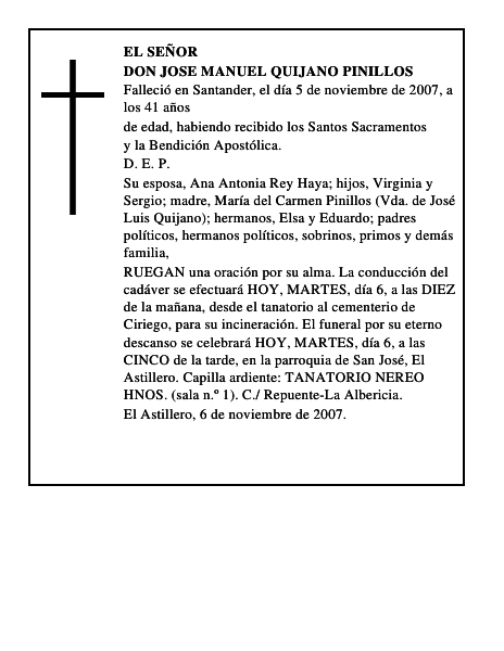 DON JOSE MANUEL QUIJANO PINILLOS