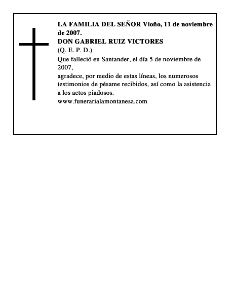 DON GABRIEL RUIZ VICTORES