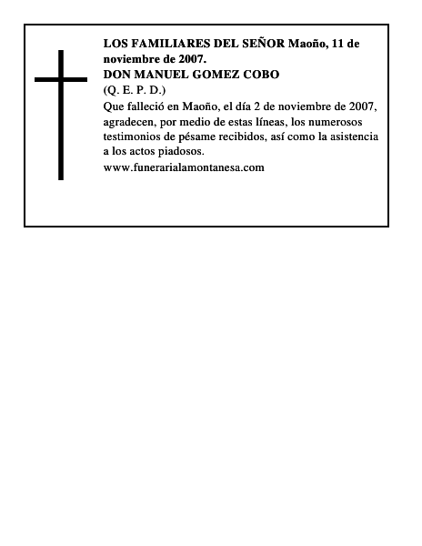 DON MANUEL GOMEZ COBO