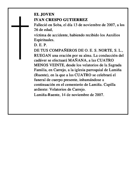 IVAN CRESPO GUTIERREZ