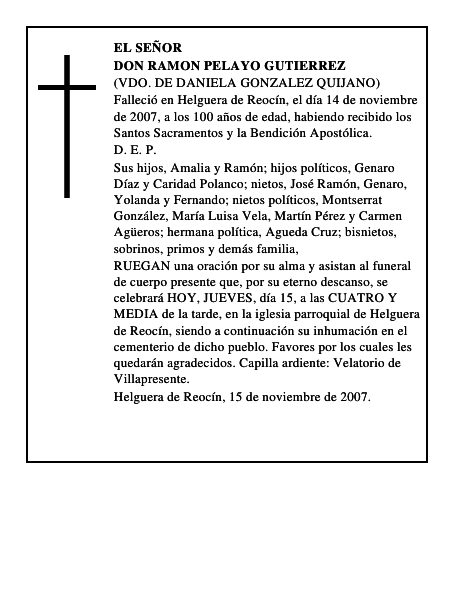 DON RAMON PELAYO GUTIERREZ