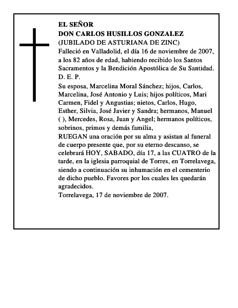 DON CARLOS HUSILLOS GONZALEZ