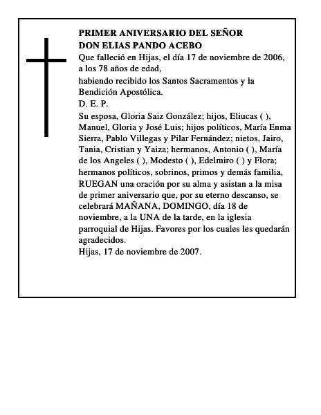 DON ELIAS PANDO ACEBO