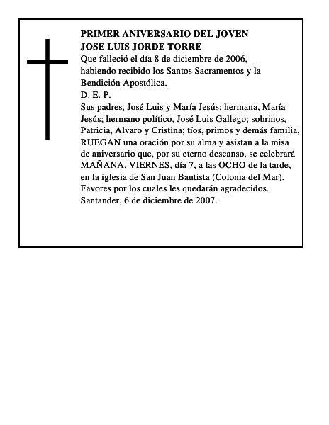 JOSE LUIS JORDE TORRE