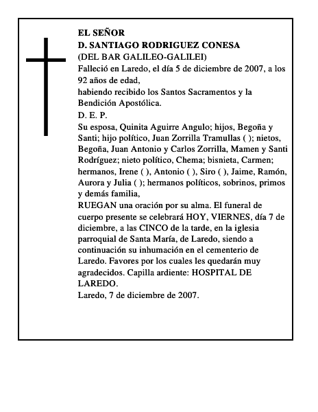 D. SANTIAGO RODRIGUEZ CONESA