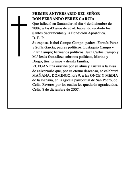 DON FERNANDO PEREZ GARCIA
