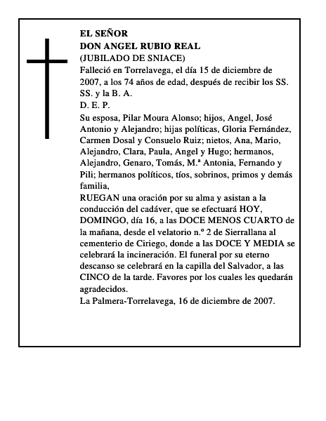 DON ANGEL RUBIO REAL