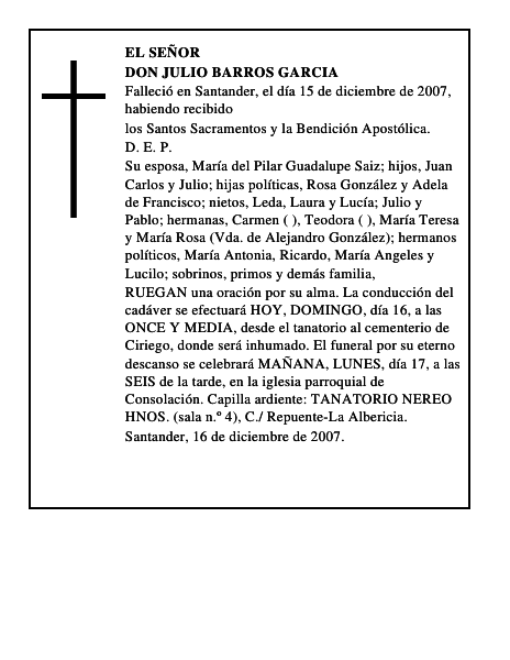 DON JULIO BARROS GARCIA