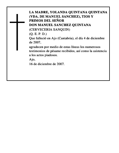 DON MANUEL SANCHEZ QUINTANA