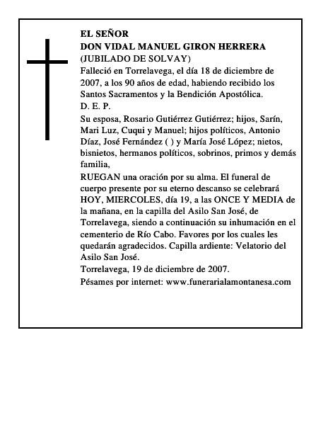 DON VIDAL MANUEL GIRON HERRERA