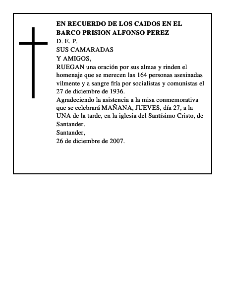 BARCO PRISION ALFONSO PEREZ
