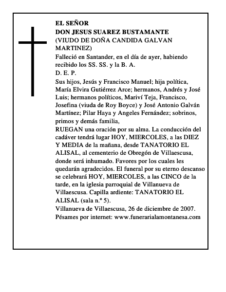 DON JESUS SUAREZ BUSTAMANTE