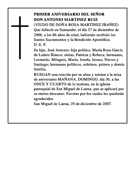 DON ANTONIO MARTINEZ RUIZ