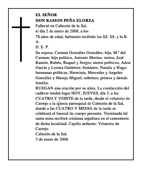DON RAMON PEÑA ELORZA