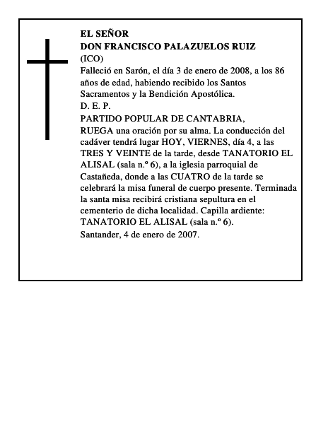 DON FRANCISCO PALAZUELOS RUIZ