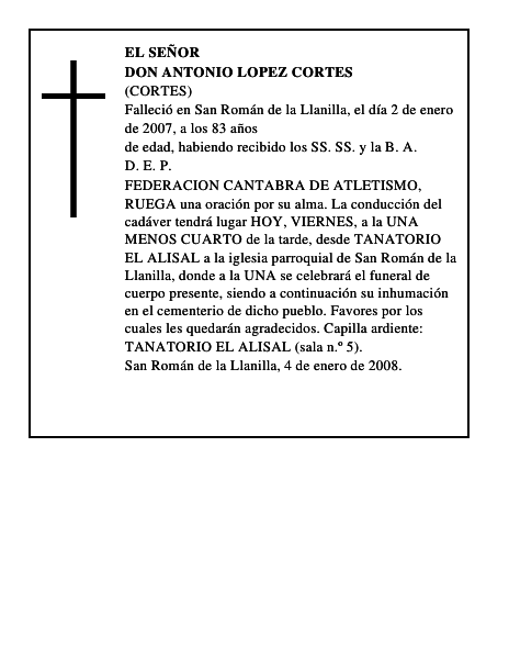 DON ANTONIO LOPEZ CORTES