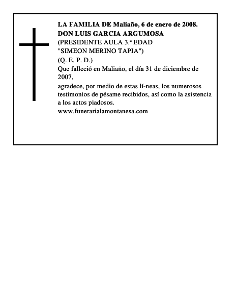 DON LUIS GARCIA ARGUMOSA
