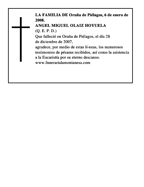 ANGEL MIGUEL OLAIZ HOYUELA