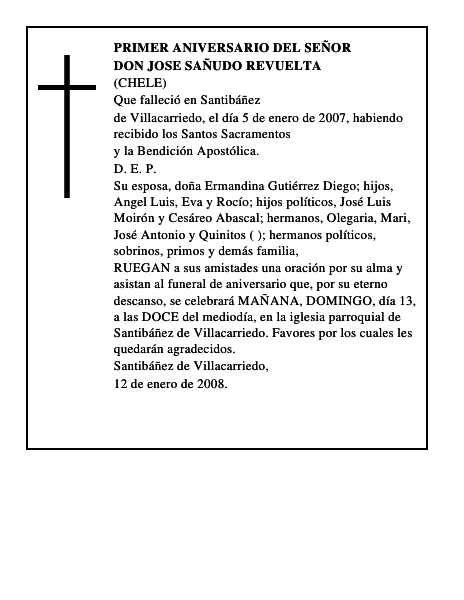 DON JOSE SAÑUDO REVUELTA